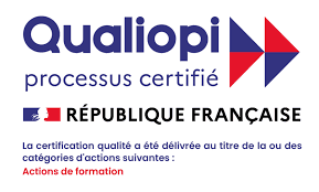 Certification Qualiopi — La certification qualité a été délivrée au titre de la catégorie d'actions : Actions de formation